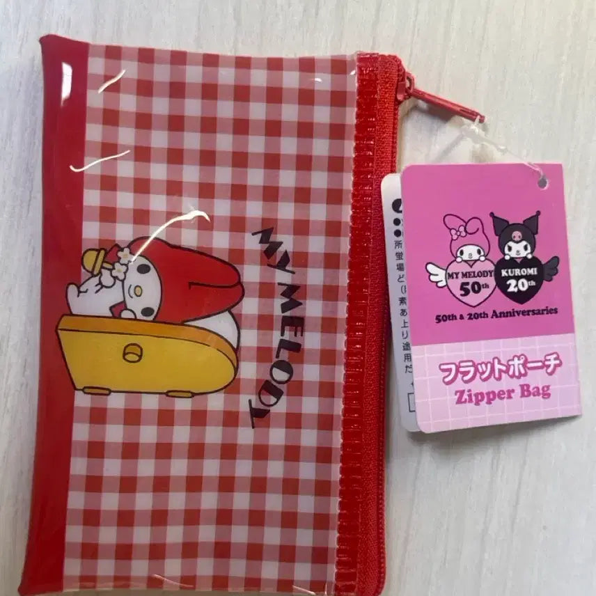 [BUNJANG] My Melody & Kuromi 50th/20th Anniversary Pouch / 마이멜로디 쿠로미 50주년 20주년 기념 파우치(마멜파우치)