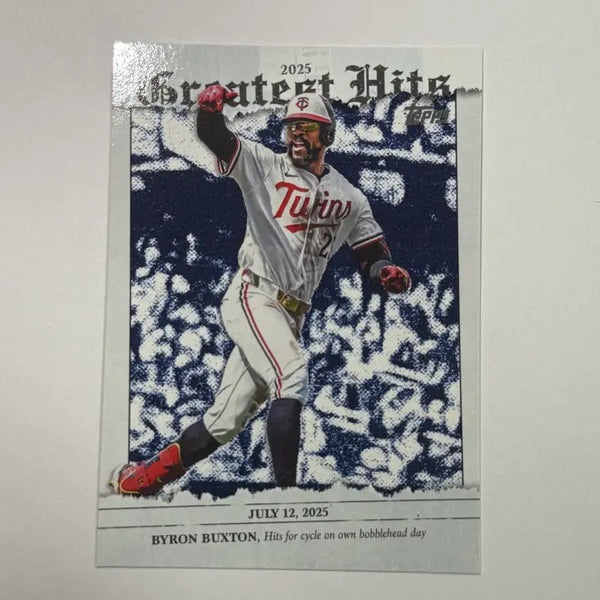 [BUNJANG] Minnesota Twins Byron Buxton 2023 Topps Baseball Card / 미네소타 브라이언 벅스턴 탑스 야구 카드