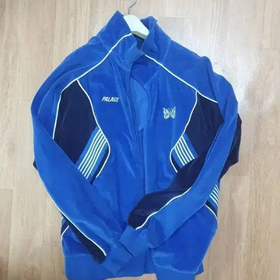 [BUNJANG] Palace x Needles Velvet Track Jacket / (L)팔라스 니들스 벨벳 트랙 자켓