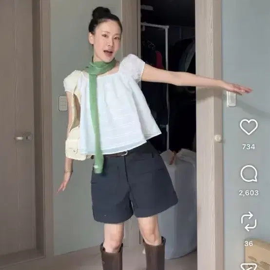 [BUNJANG] Ratsyou Soft Haze Blouse (Size S) / 라츠유 soft haze blouse S