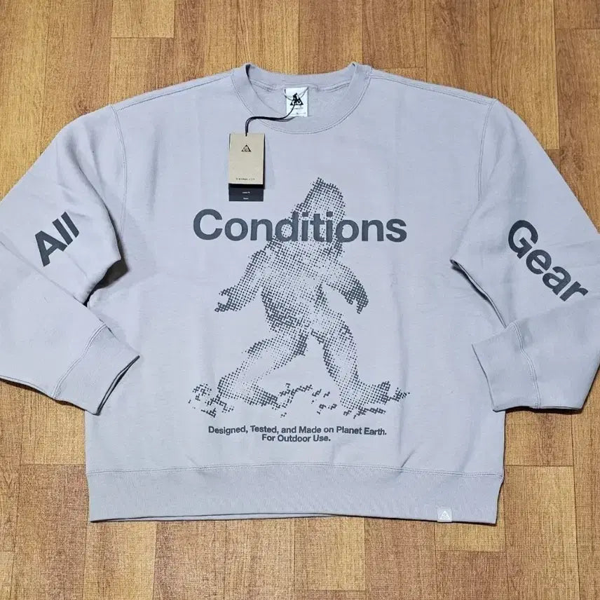 [BUNJANG] Nike ACG Tough Fleece Bigfoot Reflective Sweatshirt / 나이키 ACG 터프 플리스 빅풋 리플렉티브 맨투맨