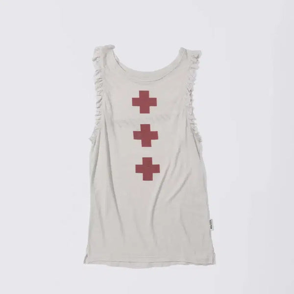 [BUNJANG] Sculptor Emergency Muscle Tank Top White / 스컬프터 탱크탑 Emergency Muscle Tank Top White