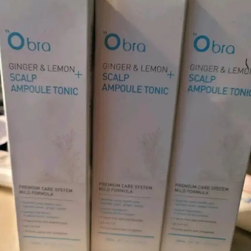 [BUNJANG] Obra Ginger & Lemon Scalp Ampoule Tonic 150ml / (새상품) 오브라 진저&레몬 스칼프 앰플 토닉 150ml