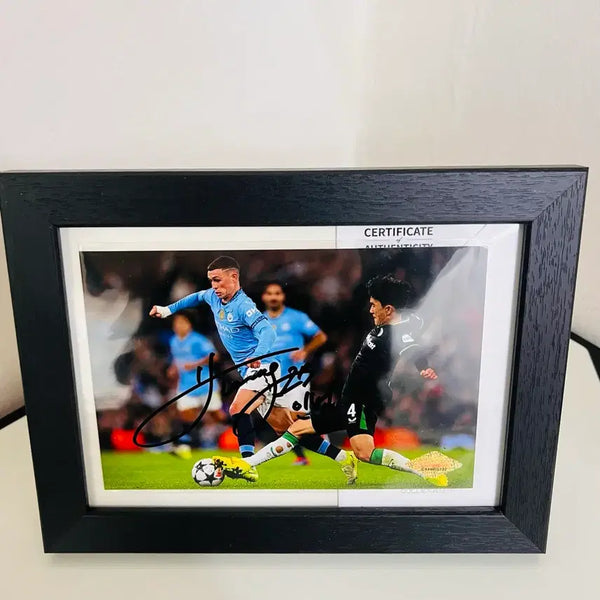 [BUNJANG] Hwang In-beom Autographed Framed Photo with Certificate / 축구선수 황인범 친필싸인 액자 (인증서)