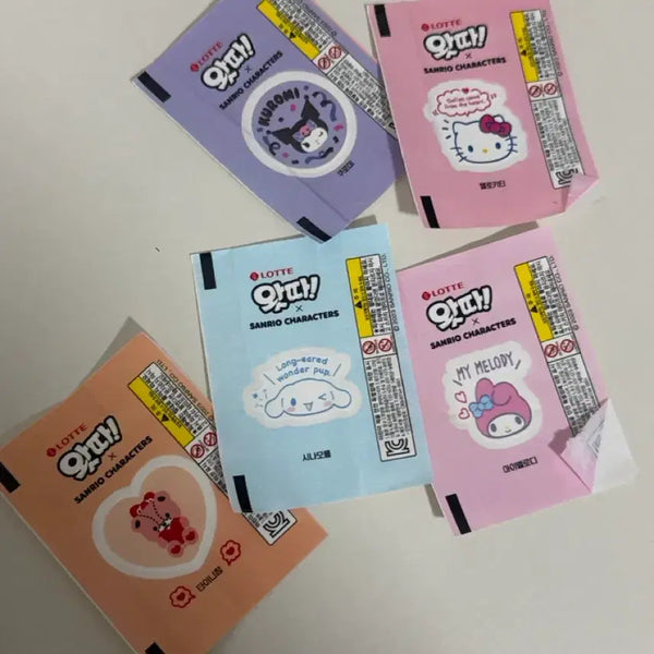 [BUNJANG] Sanrio Watt-a-gum Sticker Bundle / 산리오 왓따 껌 스티커