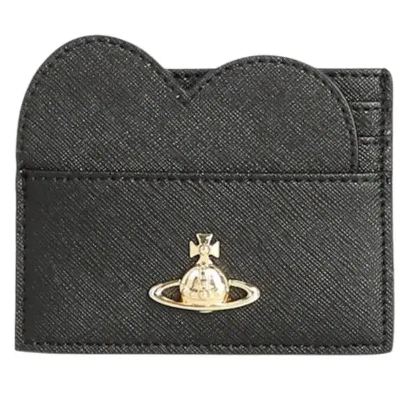 [BUNJANG] Vivienne Westwood Saffiano Heart Card Holder / 비비안웨스트우드 사피아노 하트 카드지갑