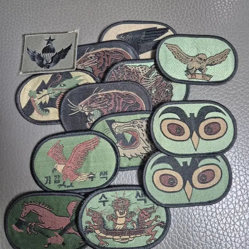 [BUNJANG] Korean Military Uniform Patches Bundle / 대한민국 육군 군인 군대 군용 패치 일괄