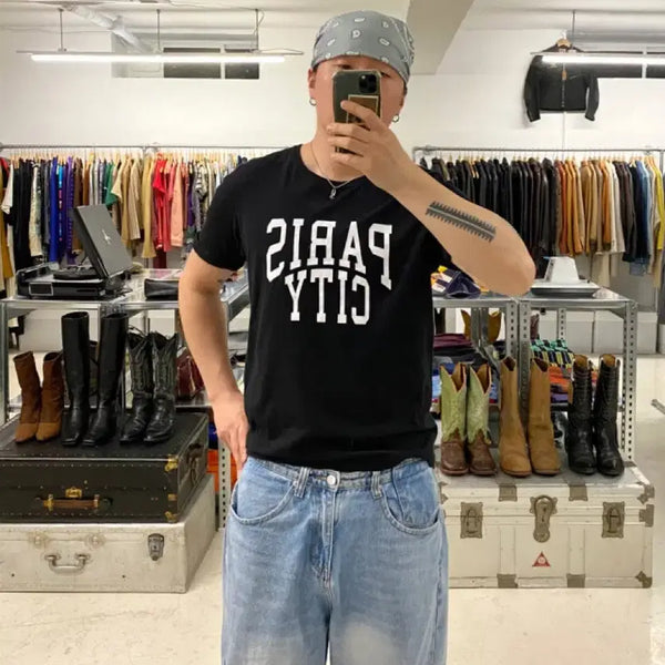 [BUNJANG] BEAMS Paris City T-Shirt / 빔즈 파리 시티 티셔츠
