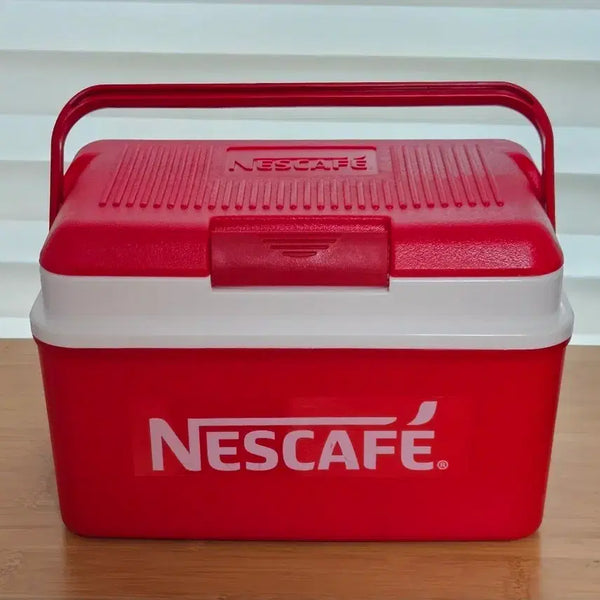 [BUNJANG] Nescafé Red Icebox Cooler / 새상품) 네스카페 빨간색 아이스박스