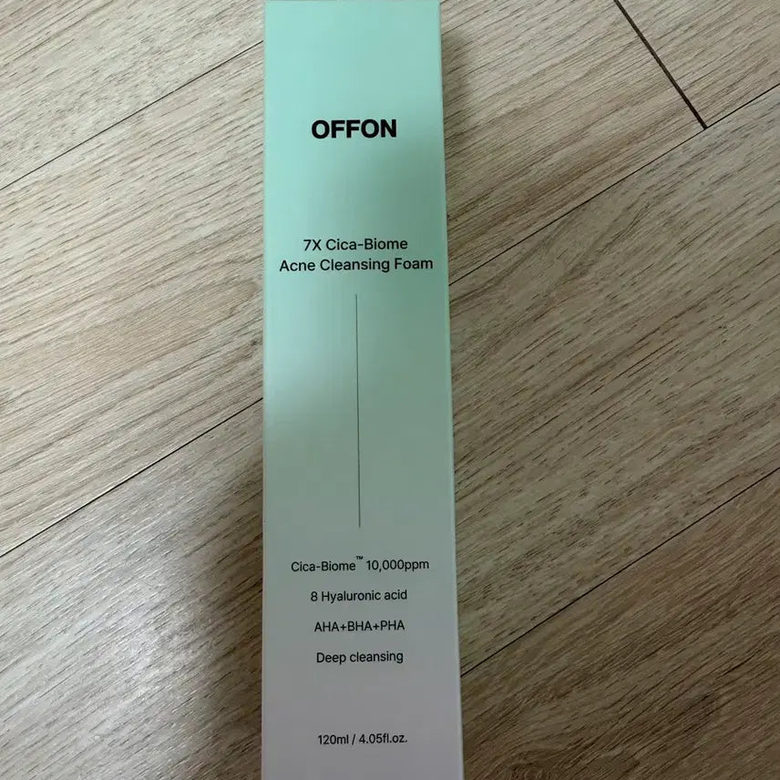 [BUNJANG] Opon 7X Cica-Biome Acne Foam Cleansing 120ml / 새상품) 오폰 7X 시카-바이옴 아크네 폼클렌징 120ml