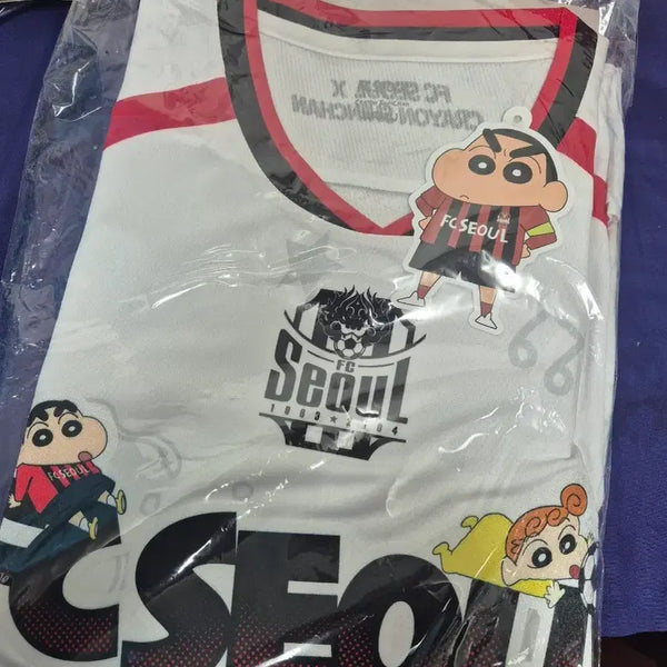 [BUNJANG] FC Seoul Crayon Shin-chan Edition Away Jersey 3XL / fc서울 짱구에디션 원정 유니폼 판매합니다.
