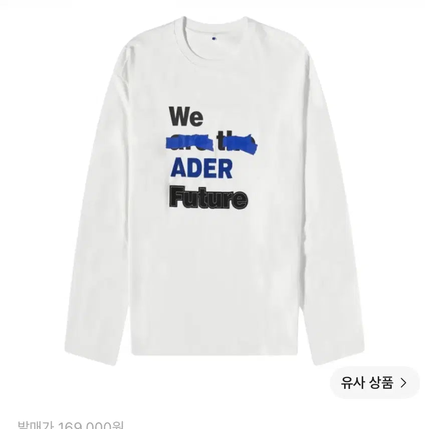 [BUNJANG] Ader Error We Are Future Long Sleeve T-Shirt Size A2 / 아더에러 위아더퓨처 롱슬리브 티셔츠 새상품 A2사이즈
