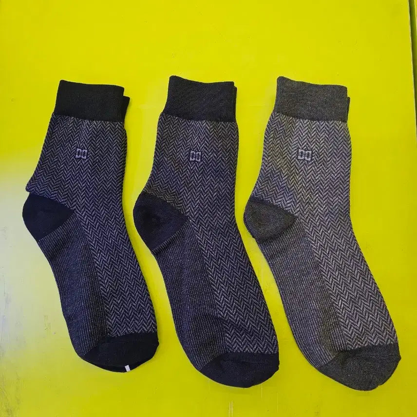 [BUNJANG] Daks Men's Herringbone Pattern Mid-Calf Socks (10 Pairs) / 닥스 남성 중발목양말 10켤레