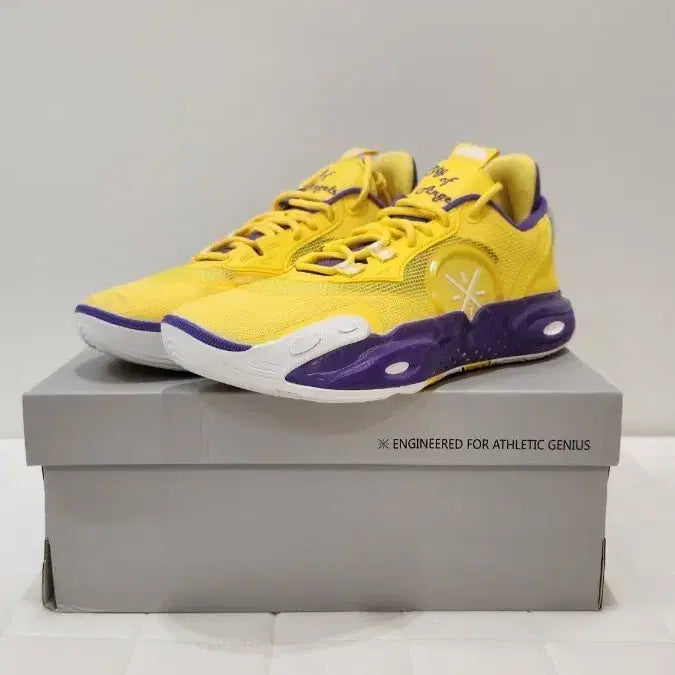 [BUNJANG] Li-Ning Way of Wade All City 12 'Lakers' Basketball Shoes / [최종가격][275]리닝 올시티 12 'Lakers'