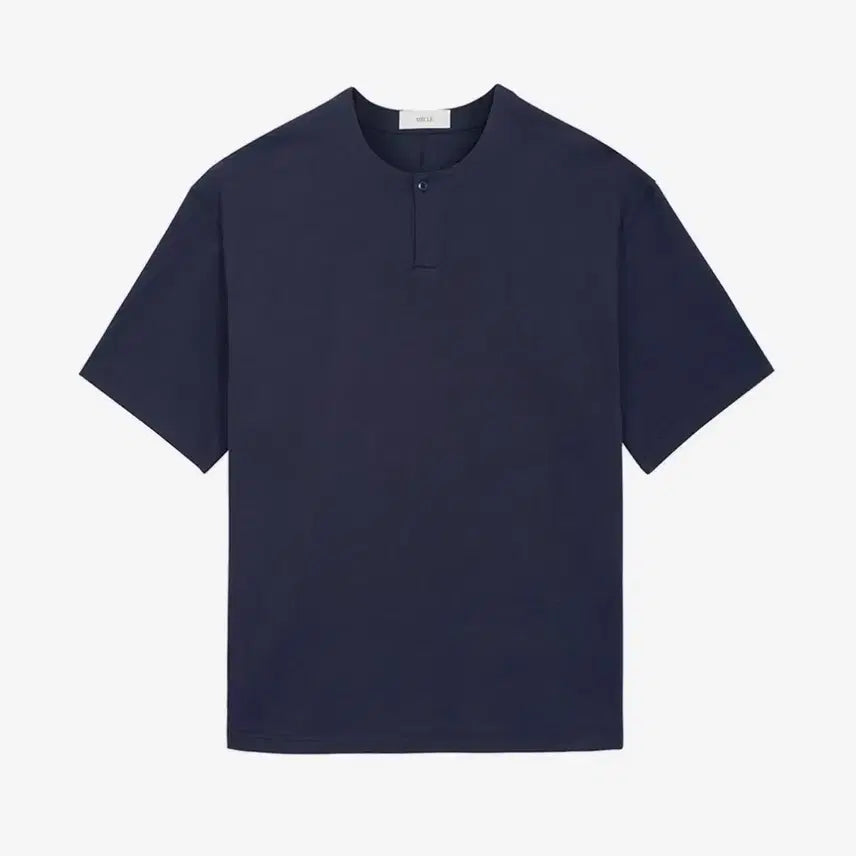 [BUNJANG] Siecle Henly Neck Button T-Shirt Navy XL / 시에클 헨리넥 버튼 티셔츠 네이비 XL 새상품