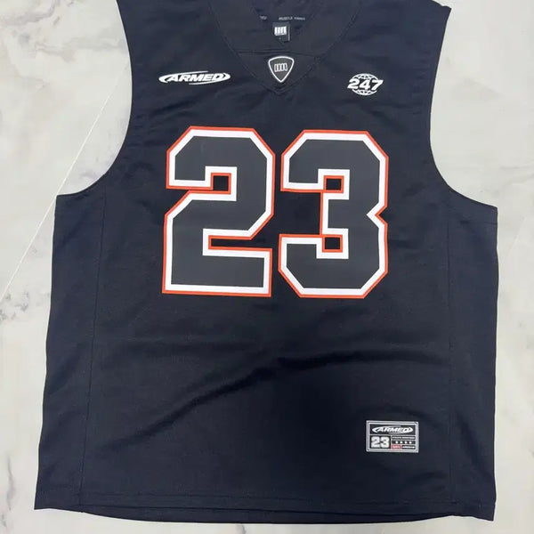 [BUNJANG] Muscle Armed ARMED 23 Jersey Tank Top + Bermuda Shorts Set / 머슬암드 탱크탑 + 버뮤다