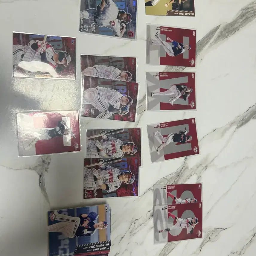 [BUNJANG] LG Twins Baseball Cards Bundle Set / Kbo엘지 카드 일괄