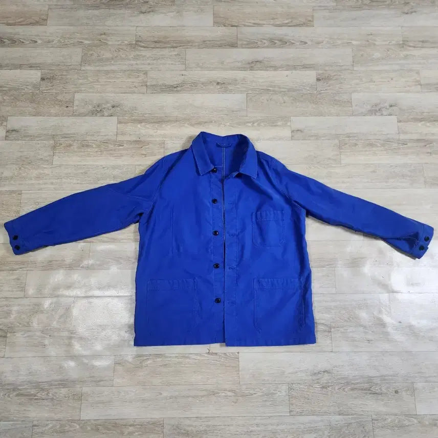 [BUNJANG] Outstanding Moleskin Work Jacket Blue Size 42 / 아웃스탠딩 몰스킨 워크자켓 42 사이즈