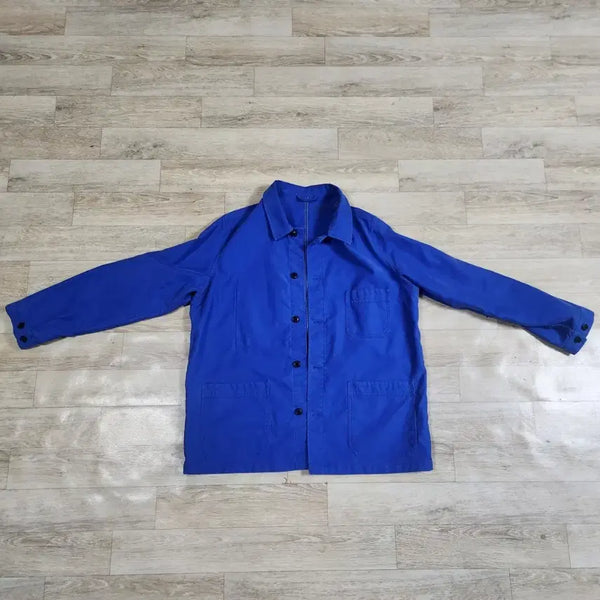 [BUNJANG] Outstanding Moleskin Work Jacket Blue Size 42 / 아웃스탠딩 몰스킨 워크자켓 42 사이즈