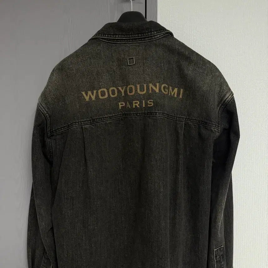 [BUNJANG] Wooyoungmi Back Logo Denim Jacket / 우영미 백로고 데님 자켓