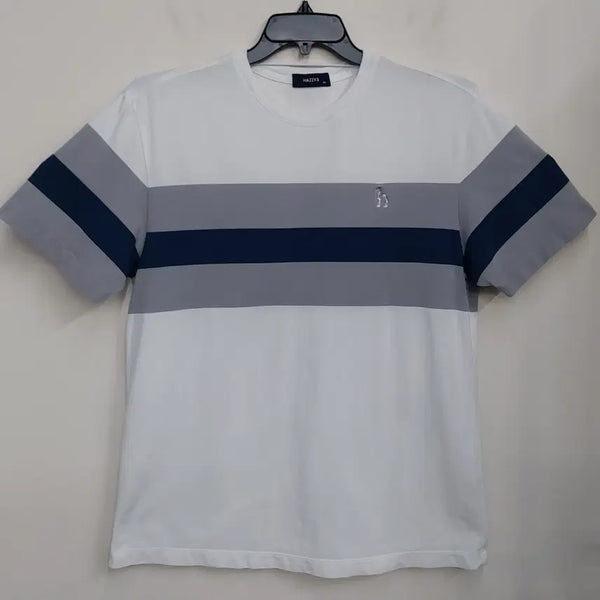 [BUNJANG] Hazzys 105 PK Mesh Color Block Short-Sleeve T-Shirt / 헤지스 105 PK메쉬 컬러블럭 반팔 티셔츠. WGN. A.