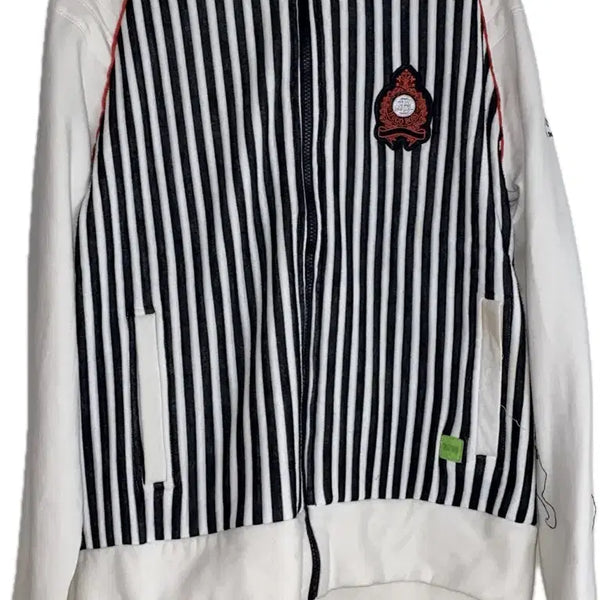 [BUNJANG] Hugo Boss Vintage Striped Zip-Up Gray / 휴고보스 빈티지 스트라이프 집업 그레이룸 #돌체앤가바나
