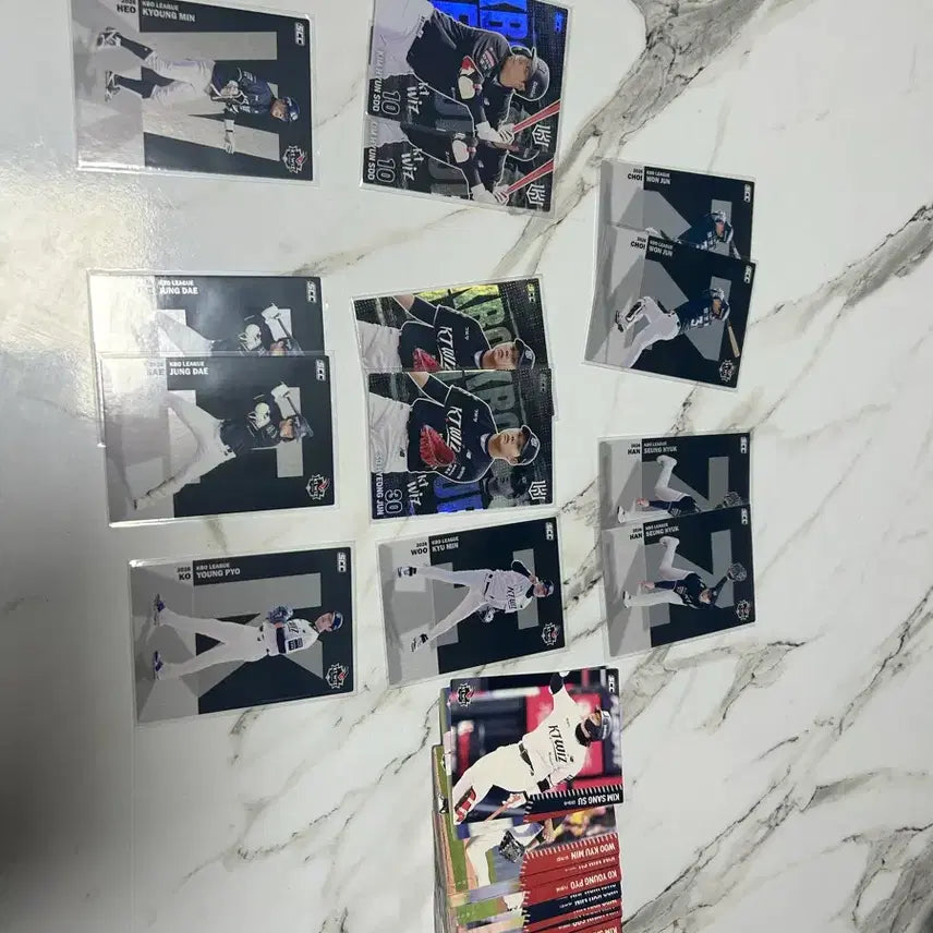 [BUNJANG] KBO KT Baseball Cards Bundle Set / Kbo kt 카드 일괄