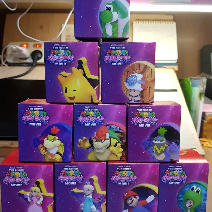 [BUNJANG] McDonald's Super Mario Galaxy The Movie Figure Set (10 Types) / 맥도날드 슈퍼마리오 갤럭시 더 무비 피규어 10종