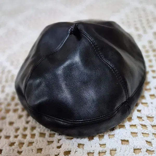 [BUNJANG] Genuine Leather Beret / 양가죽 베레모