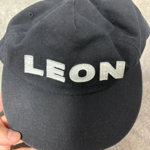 [BUNJANG] LEON Logo Black Ball Cap / LEON 로고 블랙 볼캡