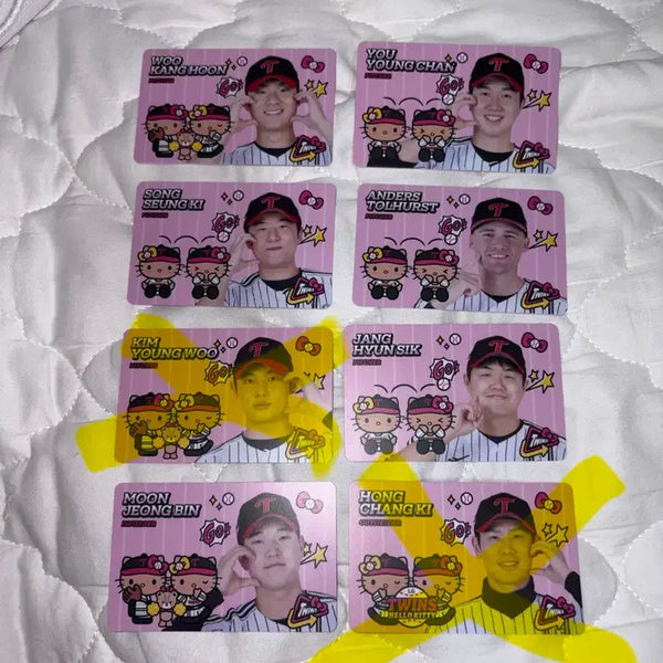 [BUNJANG] LG Twins Tanning Kitty Photocard / 엘지 트윈스 태닝키티 포토카드
