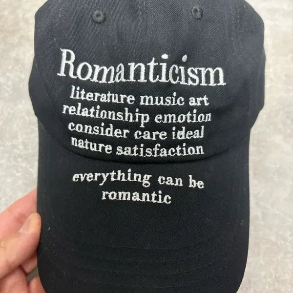 [BUNJANG] Black Romanticism Embroidery Ball Cap / 블랙 로맨티시즘 자수 볼캡
