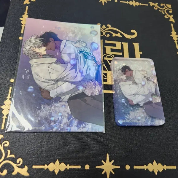 [BUNJANG] Smyrna & Capri Water Glitter Photocard (Osaka Ver.) / 오사형 스앤카 모펀 콜카 스미르나 앤 카프리 워터 글리터 개봉