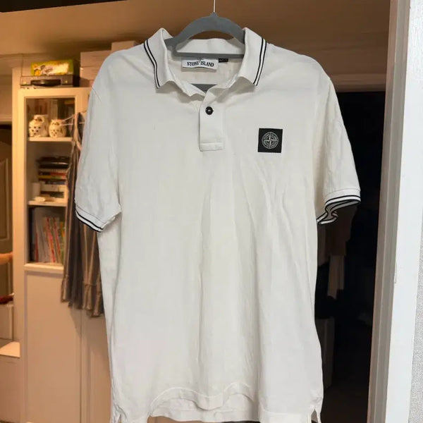 [BUNJANG] Stone Island Slim Fit Polo T-Shirt Size S / 스톤아일랜드 슬림핏 카라티 s