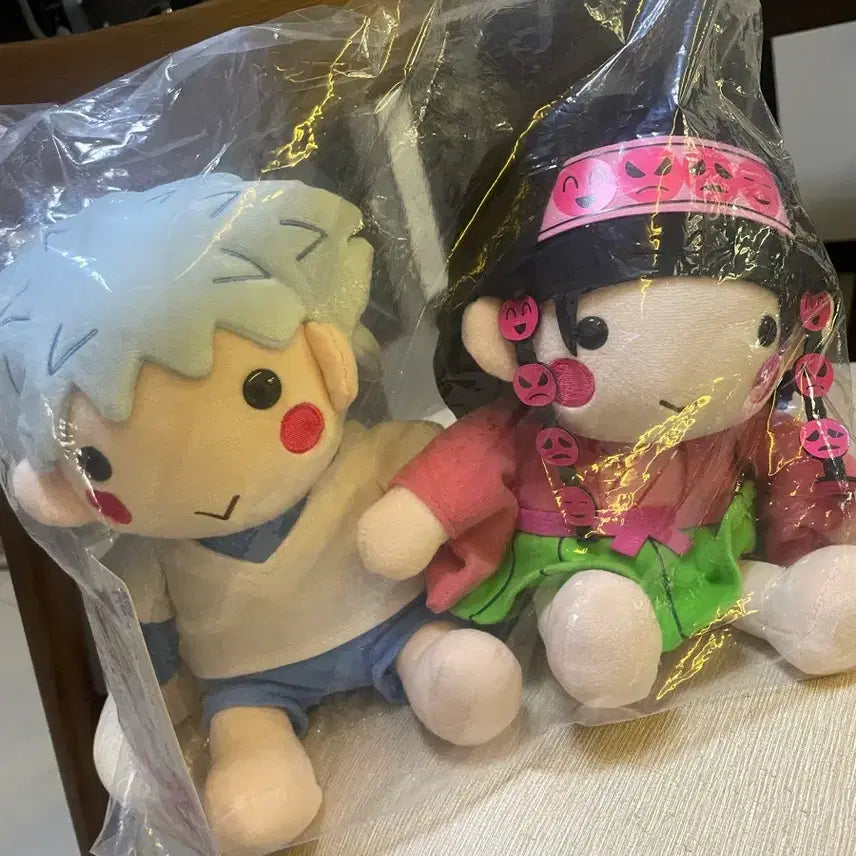 [BUNJANG] Hunter x Hunter Kuji Prize A Kirua & Alka Plush (Sealed) / 택포5)헌터헌터 A상(미개봉)