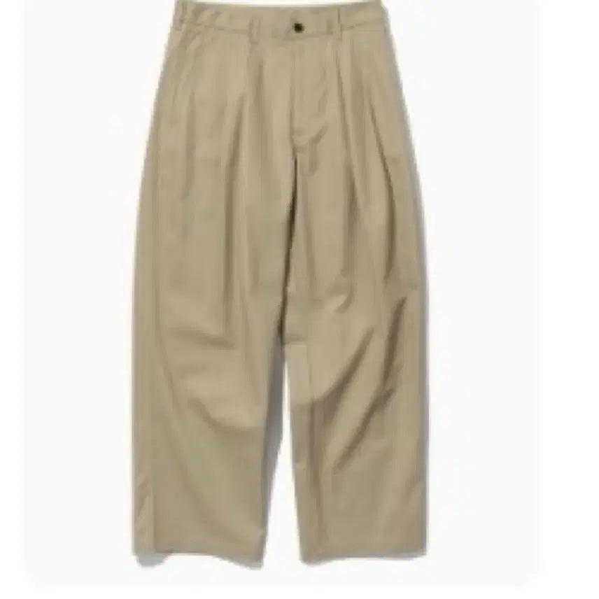 [BUNJANG] Uniform Bridge Two-Tuck Chino Pants Beige L / 유니폼브릿지 투턱 치노팬츠 베이지 L