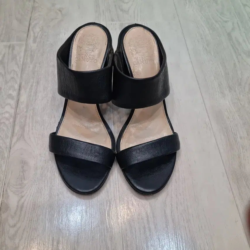[BUNJANG] VINCIS BENITO Black Leather Mules / 빈스가뮤토 블랙가죽 뮬