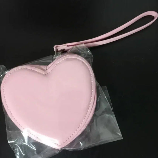 [BUNJANG] Mini Heart Handbag Coin Purse / 미니 하트 손 가방 (지갑)