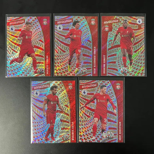 [BUNJANG] Panini Liverpool Salah, Firmino, Robertson, Alexander-Arnold, Konaté Football Cards Bundle Set / 파니니 리버풀 5장 랏