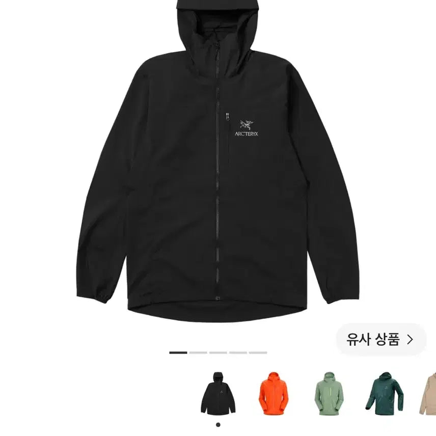 [BUNJANG] Arc'teryx Squamish Hoody Jacket Black Medium / 아크테릭스 스쿼미시 블랙 M