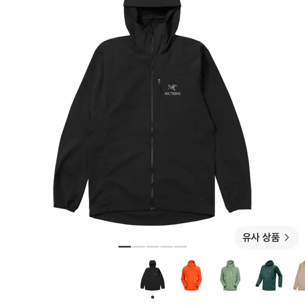 [BUNJANG] Arc'teryx Squamish Hoody Jacket Black Medium / 아크테릭스 스쿼미시 블랙 M