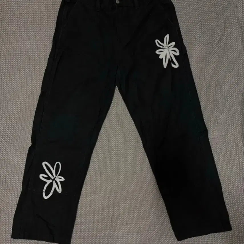 [BUNJANG] Obey Double Knee Pants Black 34 / 오베이 더블니 팬츠 블랙 34