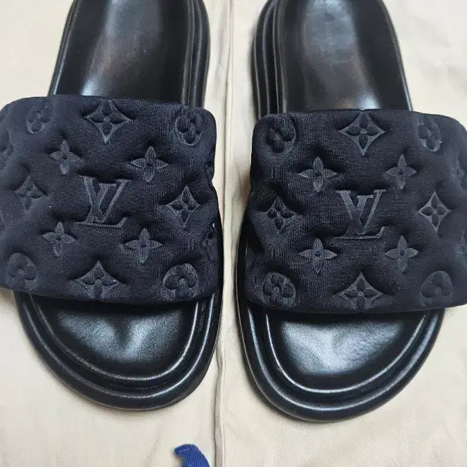 [BUNJANG] Louis Vuitton Black Mules / 루이비통 뮬 블랙