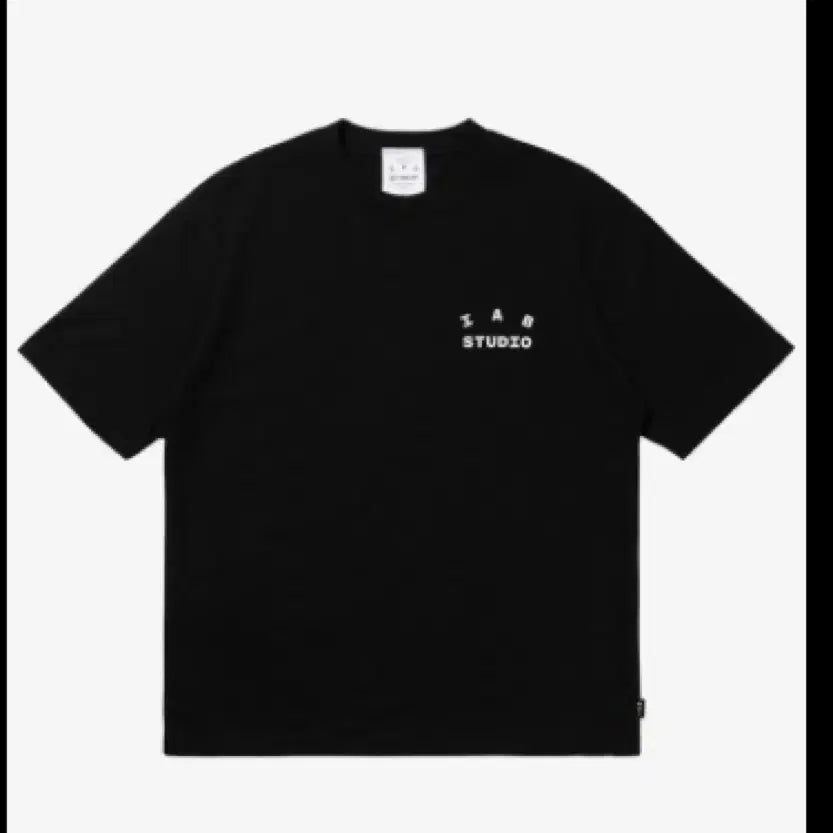 [BUNJANG] IAPP STUDIO Black T-shirt M / 아이앱스튜디오 블랙 티셔츠 m