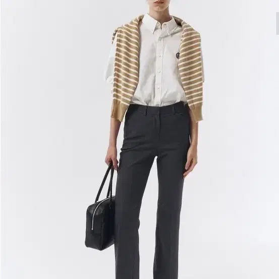 [BUNJANG] Dunst Twist Slim Bootcut Trousers / Dunst twist slim boots cut trouser s