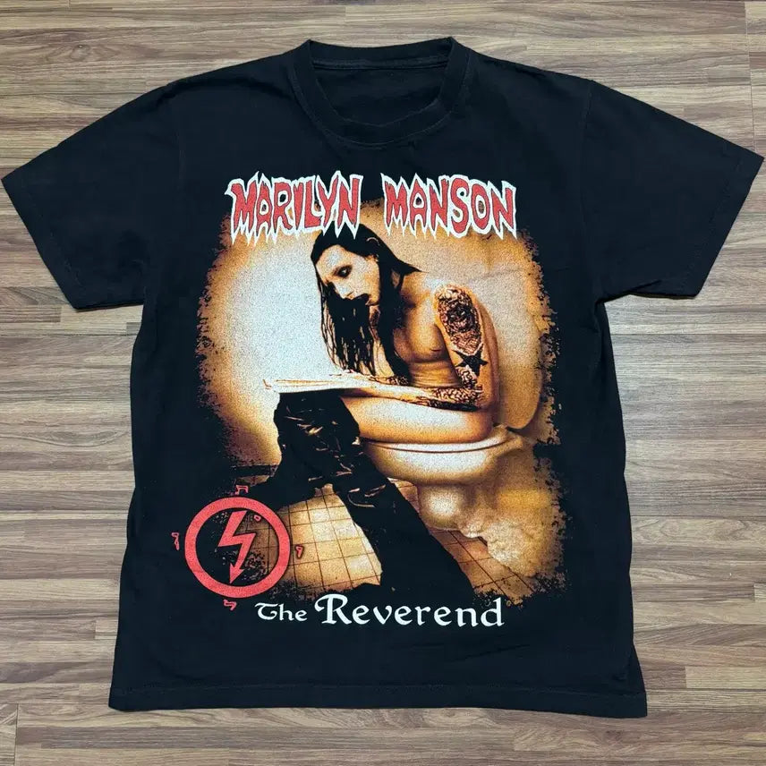 [BUNJANG] Marilyn Manson 90s Bootleg Band T-Shirt / 90s 마릴린맨슨 마릴린 맨슨 manson 빈티지 티셔츠 밴드티 랩티