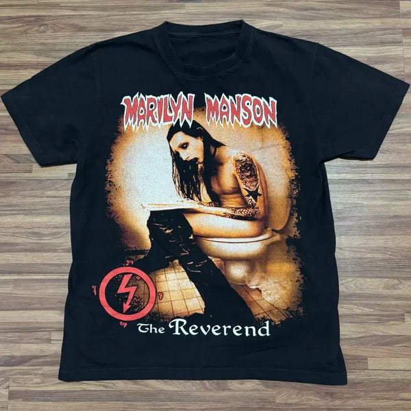 [BUNJANG] Marilyn Manson 90s Bootleg Band T-Shirt / 90s 마릴린맨슨 마릴린 맨슨 manson 빈티지 티셔츠 밴드티 랩티