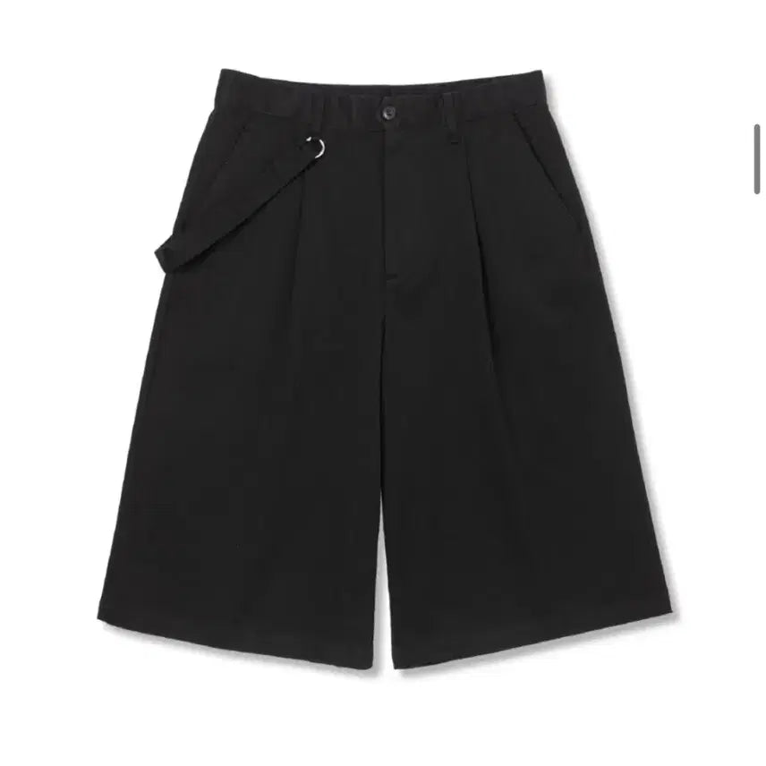 [BUNJANG] Juang Homme Cotton Bermuda Pants Black M / 주앙옴므 코튼 버뮤다 팬츠 블랙 M사이즈