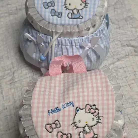 [BUNJANG] Hello Kitty Kids Backpack (Pink/Blue) / 헬로키티 백팩 아동용 2종류 (핑크/블루)