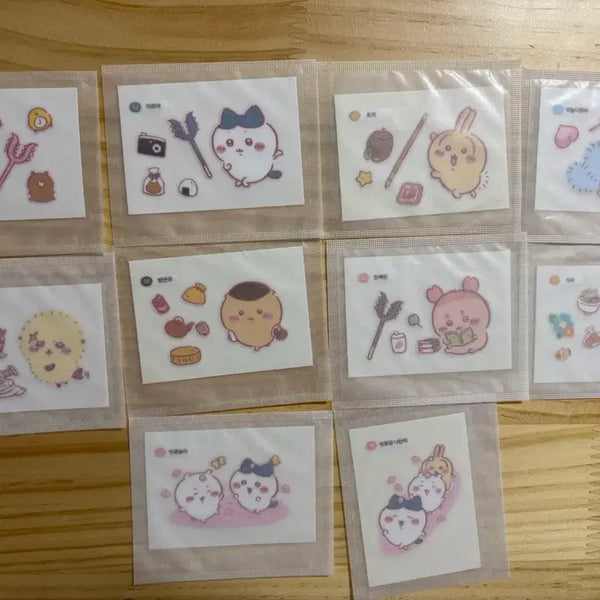 [BUNJANG] Cheekawa Big Sticker Full Set (Sealed) / 먼작귀 치이카와 올영 올리브영 빅띠부씰 미개봉 일괄 풀세트